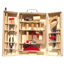 Caja de herramientas de madera de juguete de madera - 31 PCS